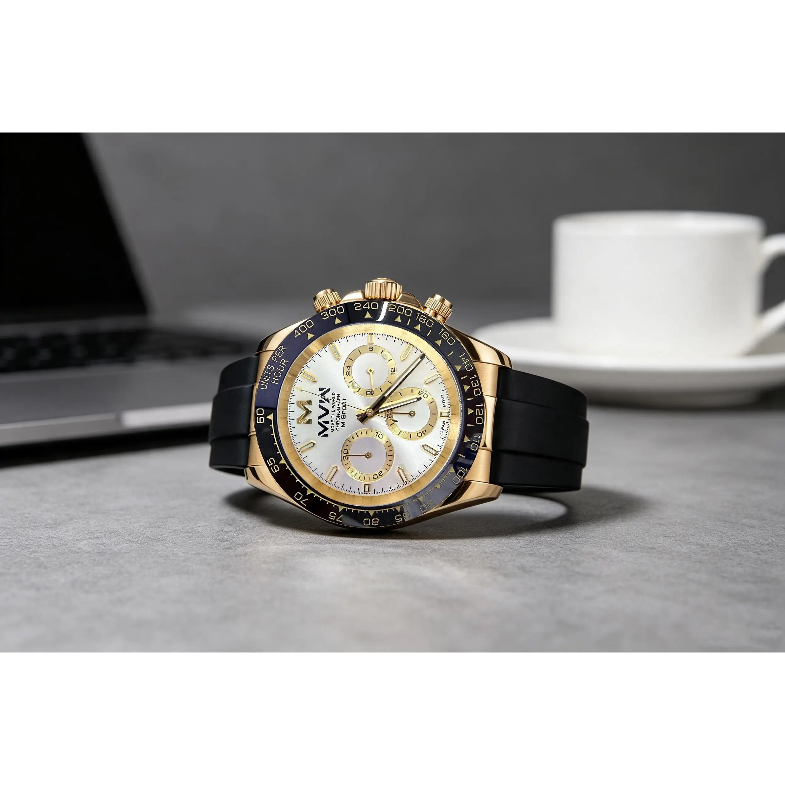 Đồng hồ MVW Sport 40 mm Nam SL5526-01 Màu Đen