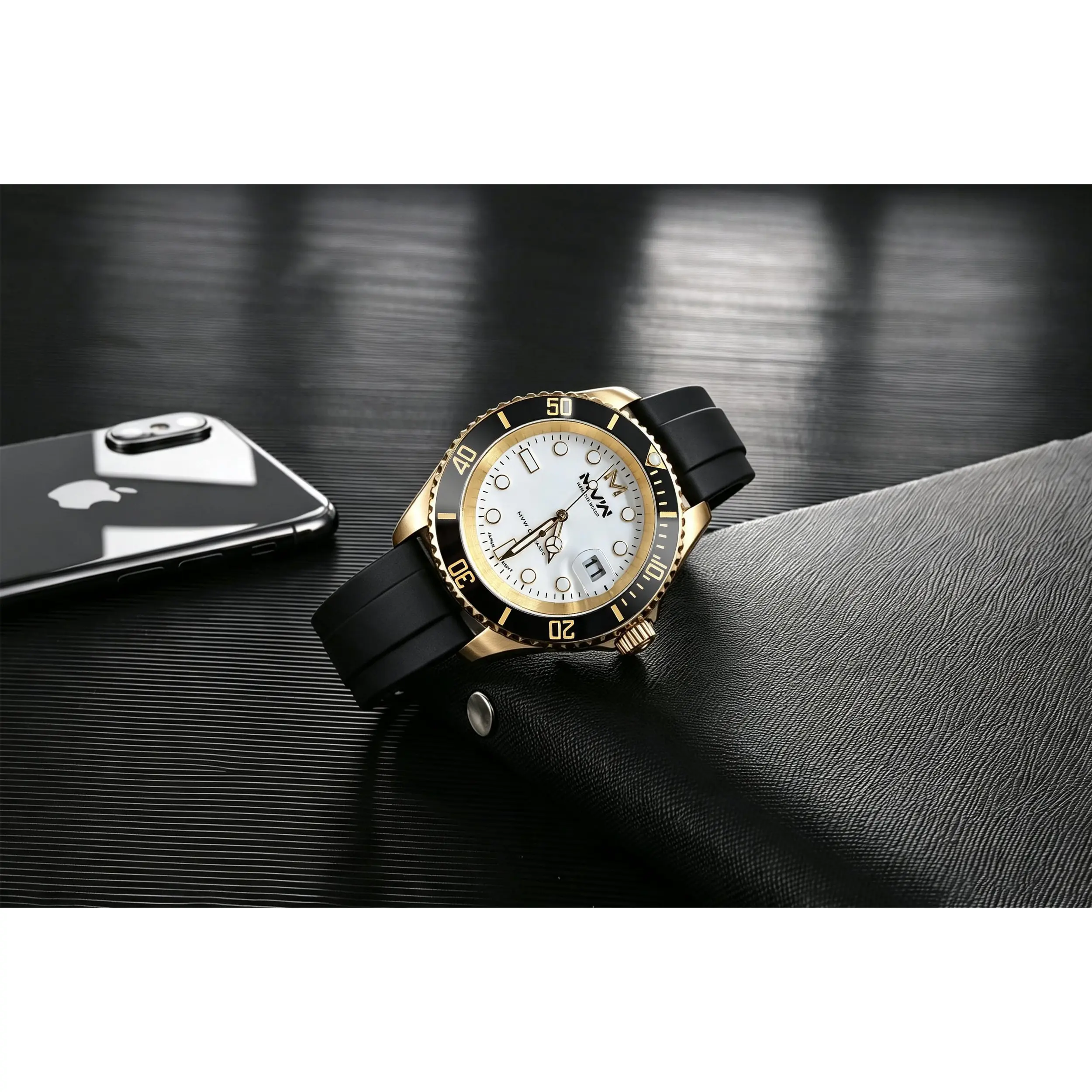 Đồng hồ MVW Oceanic 40.5 mm Nam SL5526-02 Màu Đen