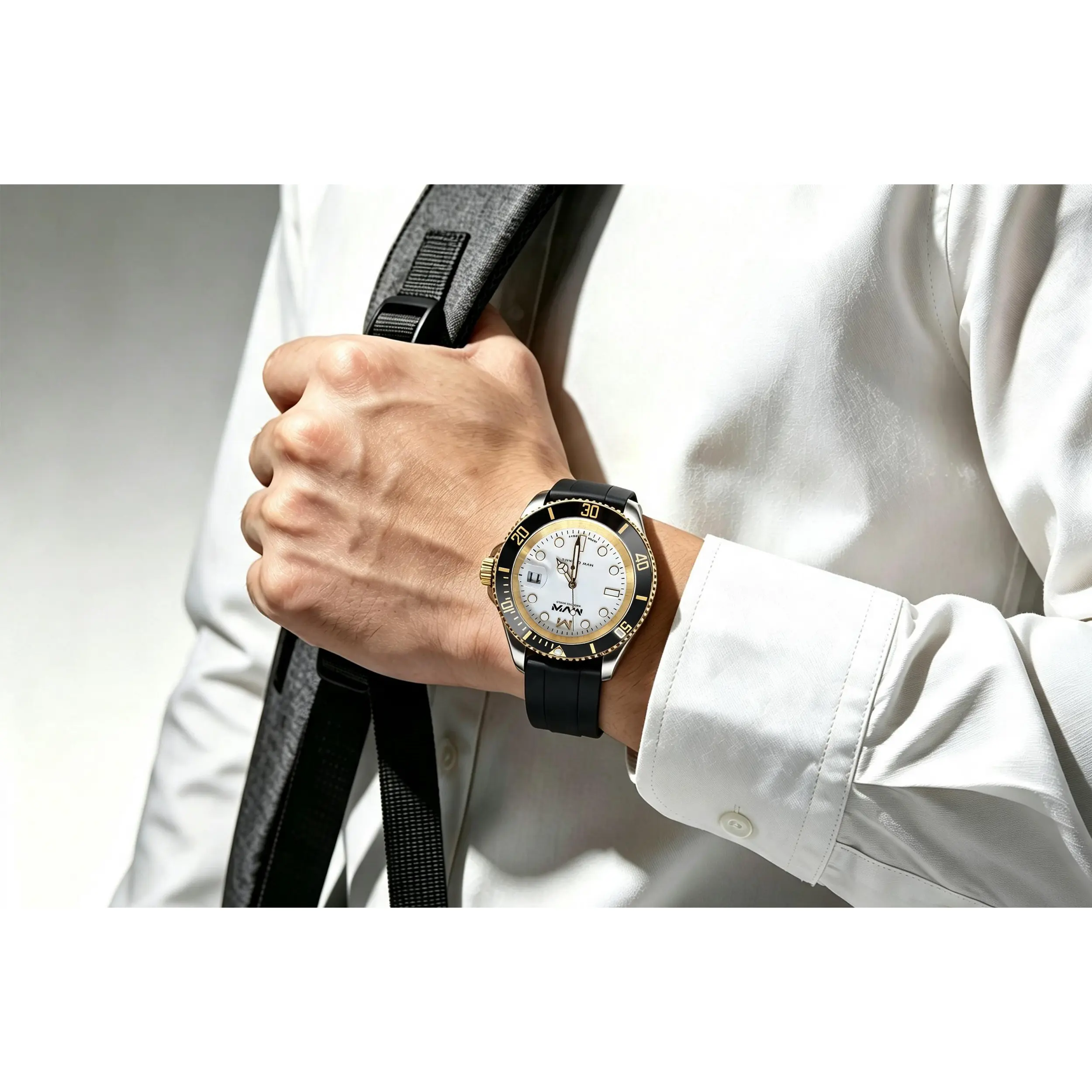 Đồng hồ MVW Oceanic 40.5 mm Nam SL5526-02 Màu Đen
