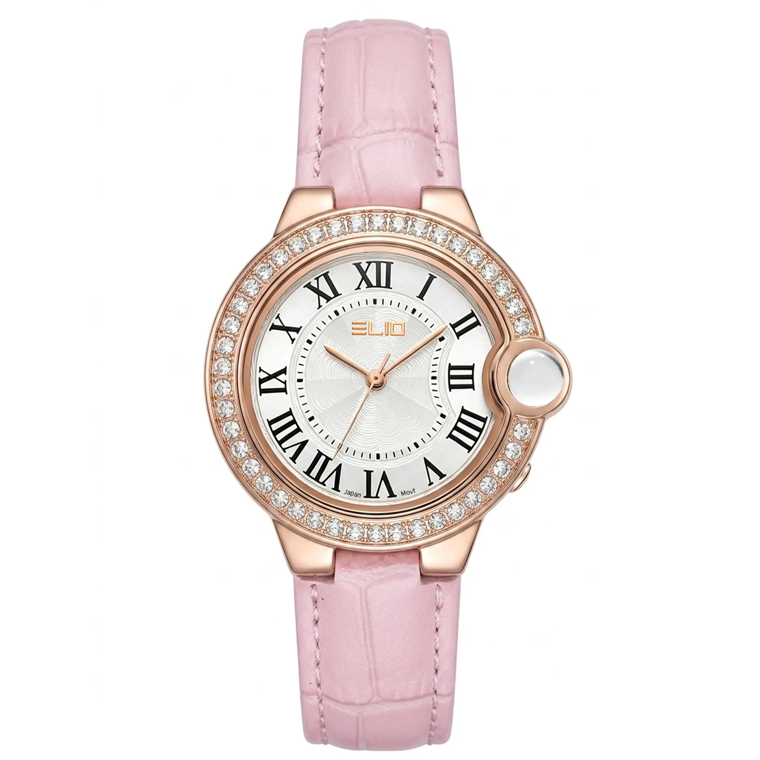 Đồng hồ Elio Elegant 33 mm Nữ EL213-02 Màu Hồng