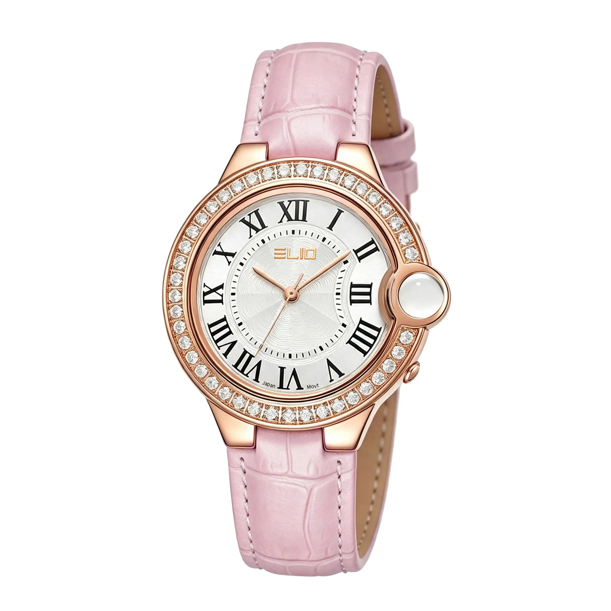 Đồng hồ Elio Elegant 33 mm Nữ EL213-02 Màu Hồng