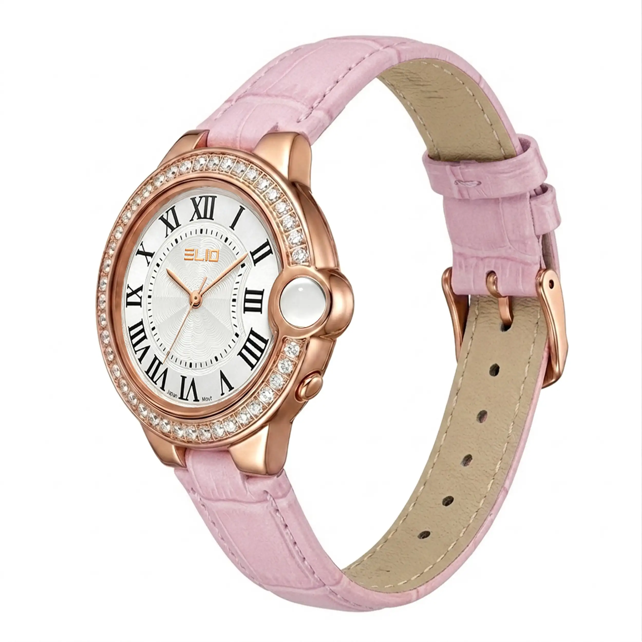 Đồng hồ Elio Elegant 33 mm Nữ EL213-02 Màu Hồng