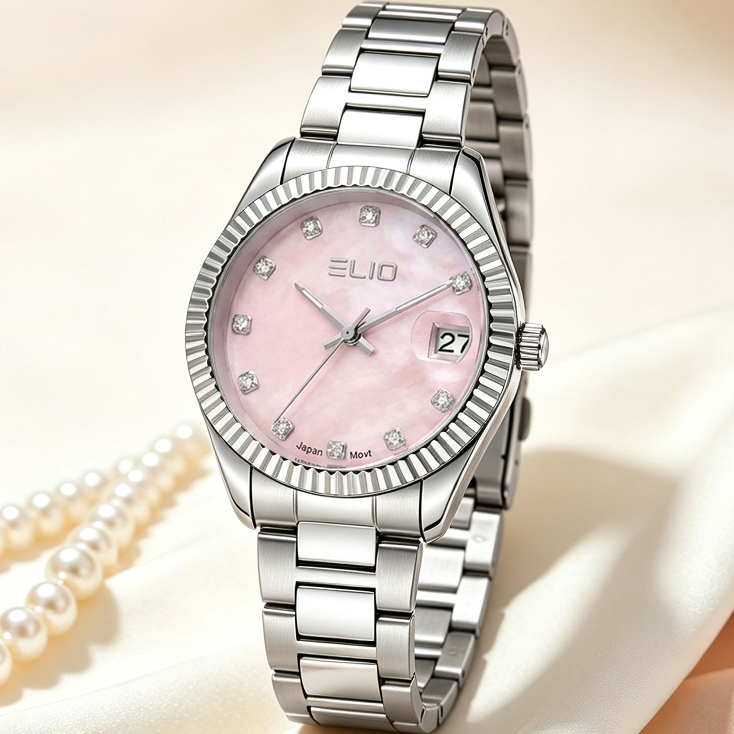 Đồng Hồ Elio Elite 32 mm Nữ ES250626-01 Màu Bạc