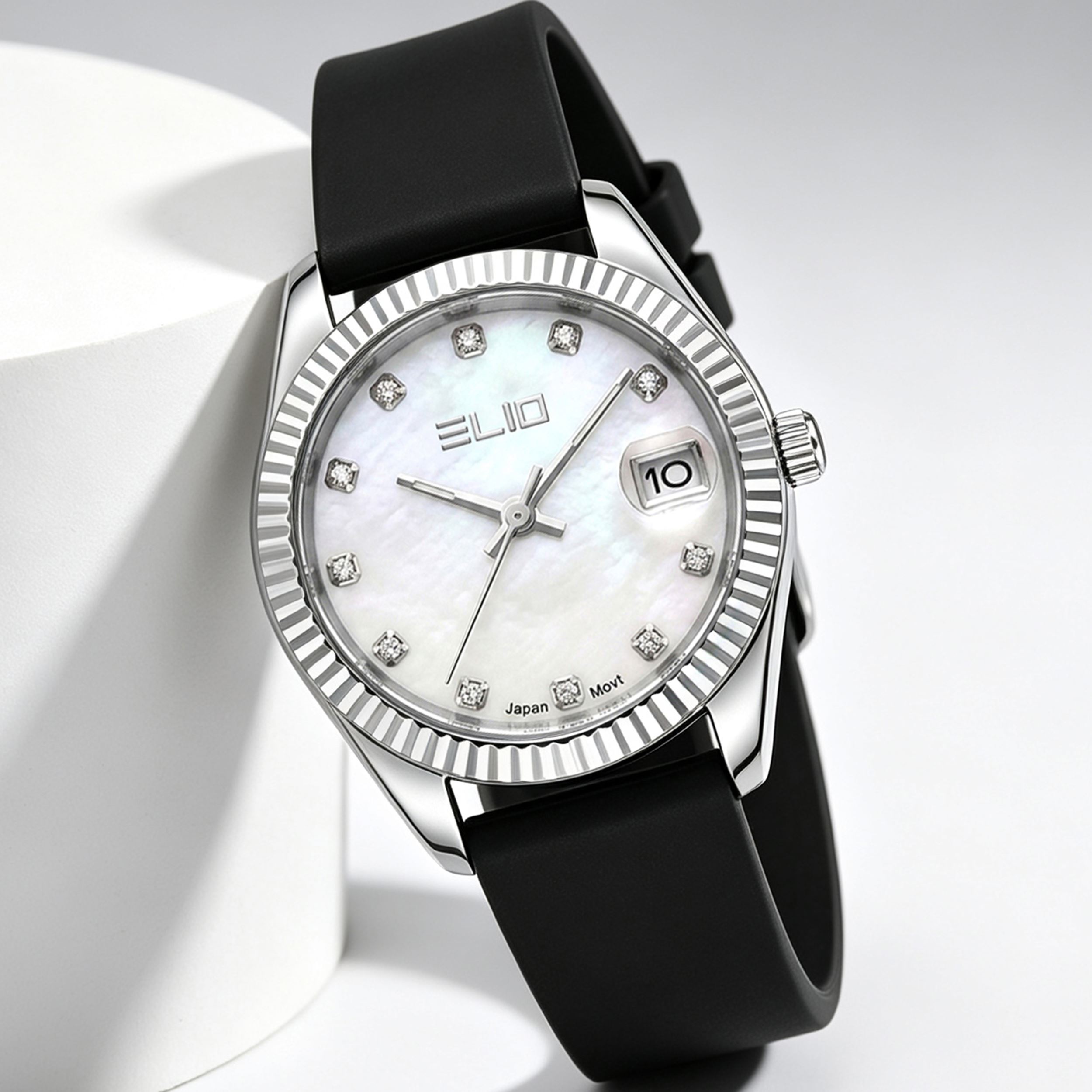 Đồng Hồ Elio Elegant 32 mm Nữ ESL250626-02 Màu Đen