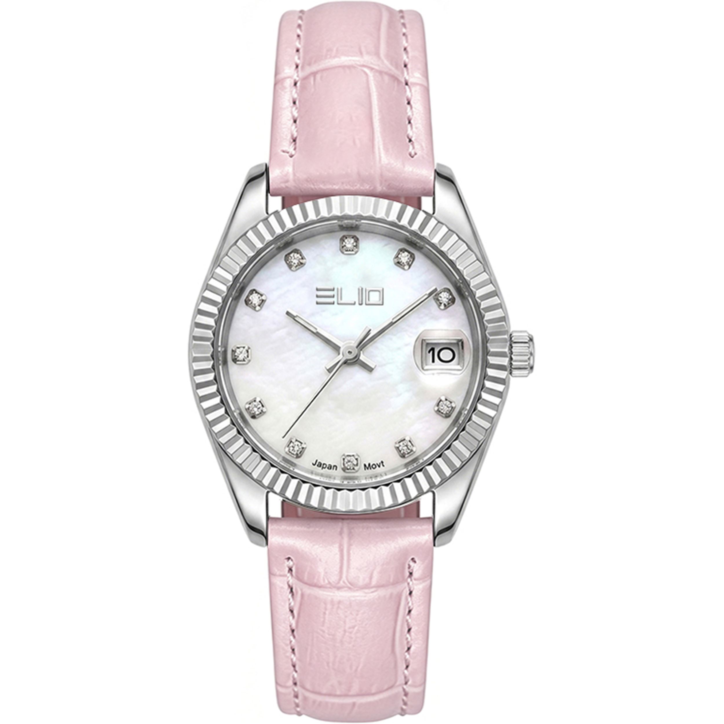 Đồng Hồ Elio Elegan 32 mm Nữ EL250626-03 Màu Hồng