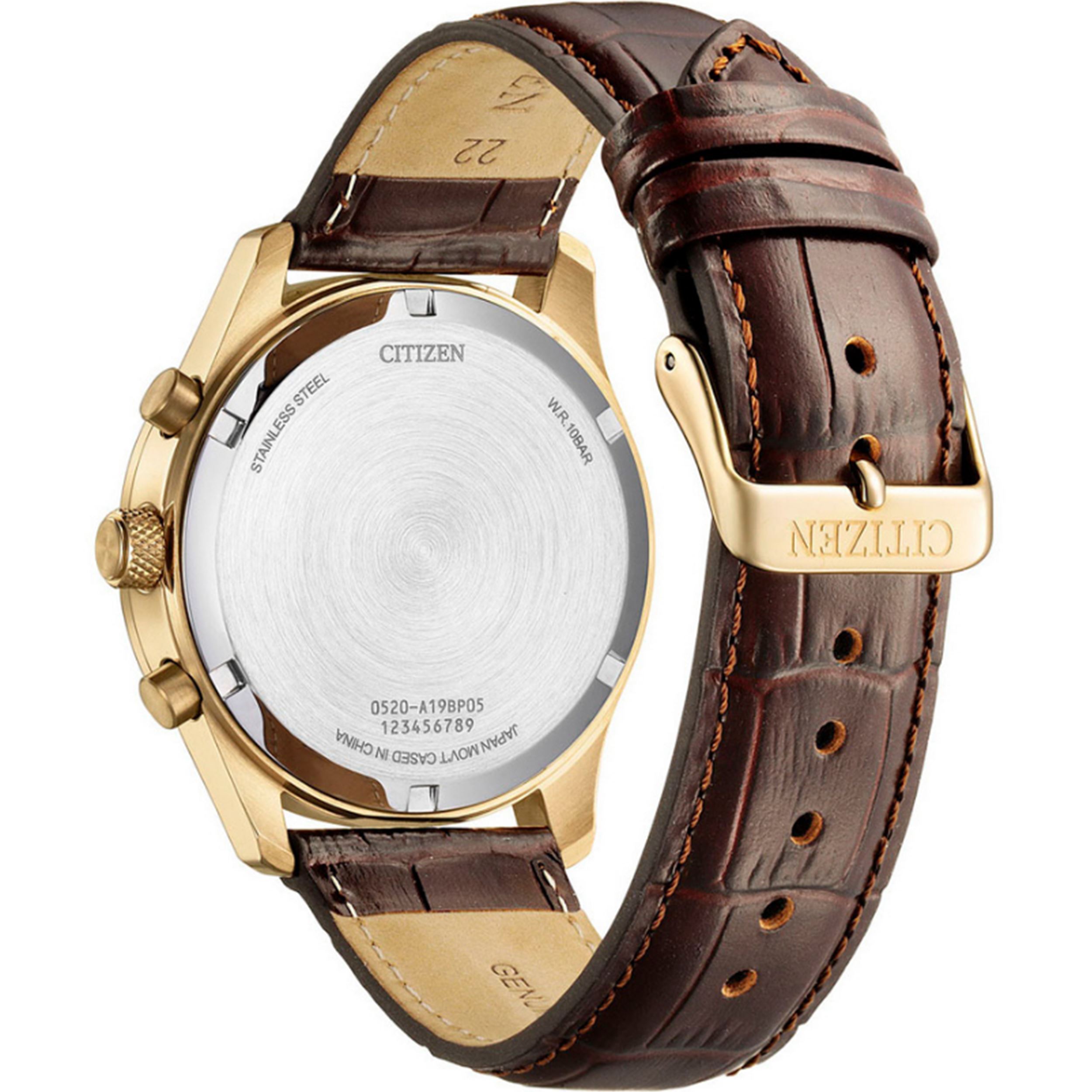 Đồng Hồ Citizen 42 mm Nam AN8193-02H Màu Nâu