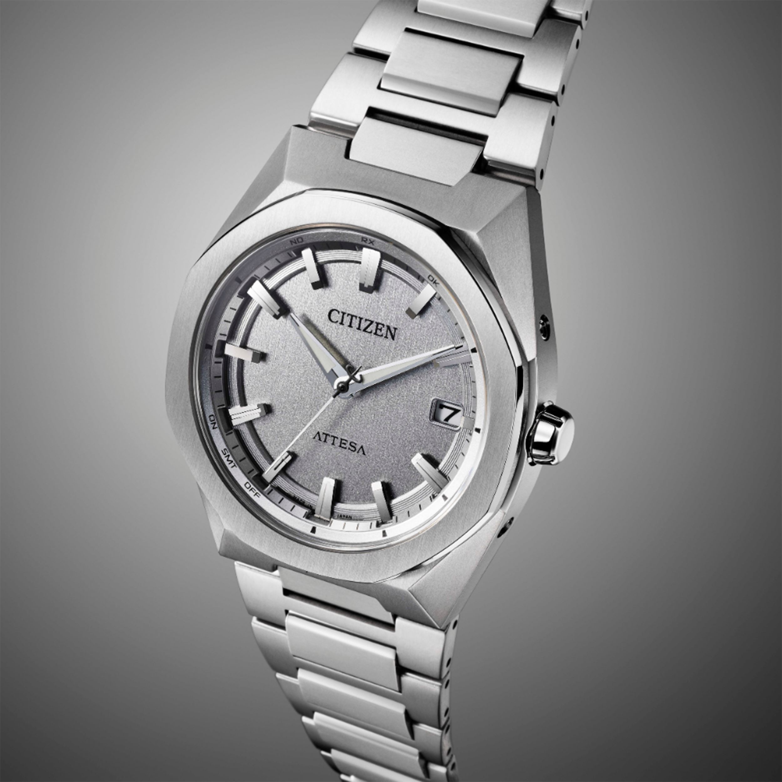 Đồng Hồ Citizen Eco-drive Nam 39mm CB3040-56H Màu Bạc