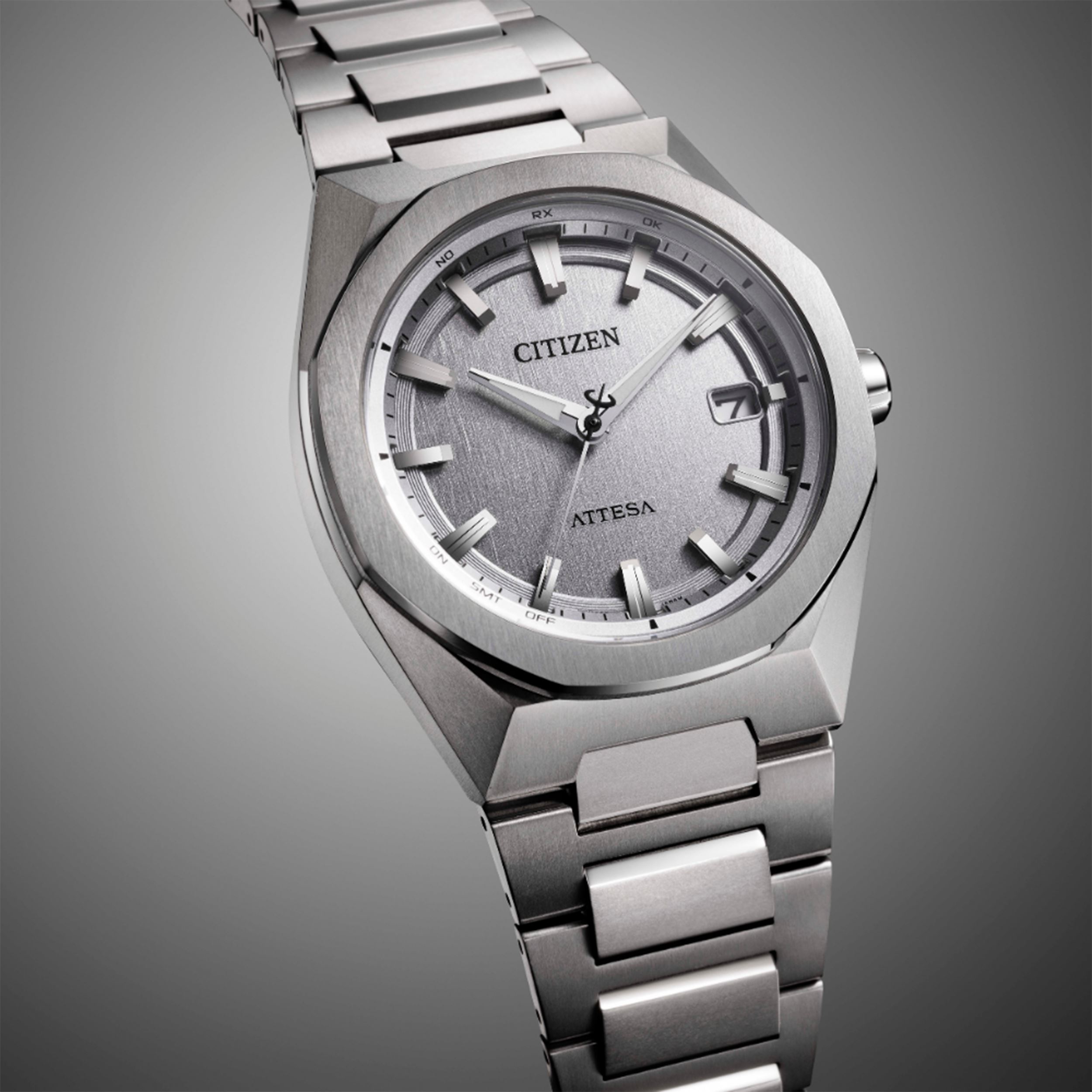 Đồng Hồ Citizen Eco-drive Nam 39mm CB3040-56H Màu Bạc