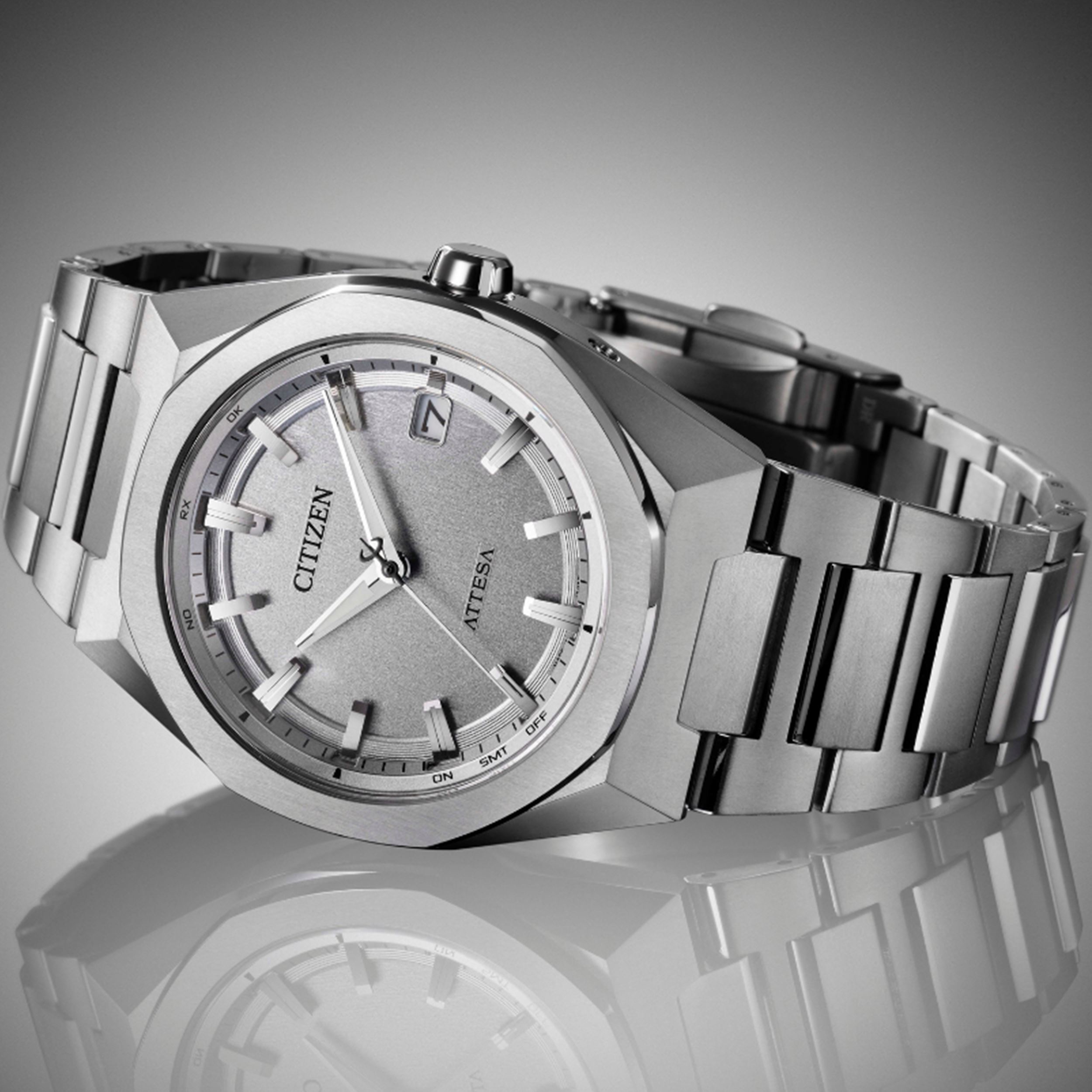 Đồng Hồ Citizen Eco-drive Nam 39mm CB3040-56H Màu Bạc