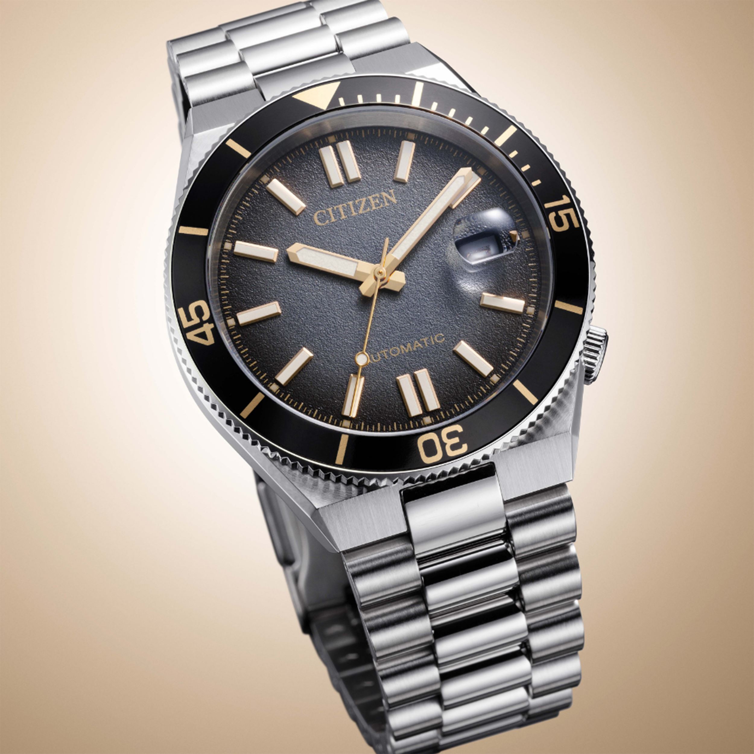 Đồng Hồ Citizen Automatic 40 mm Nam NJ0238-57E Màu Bạc