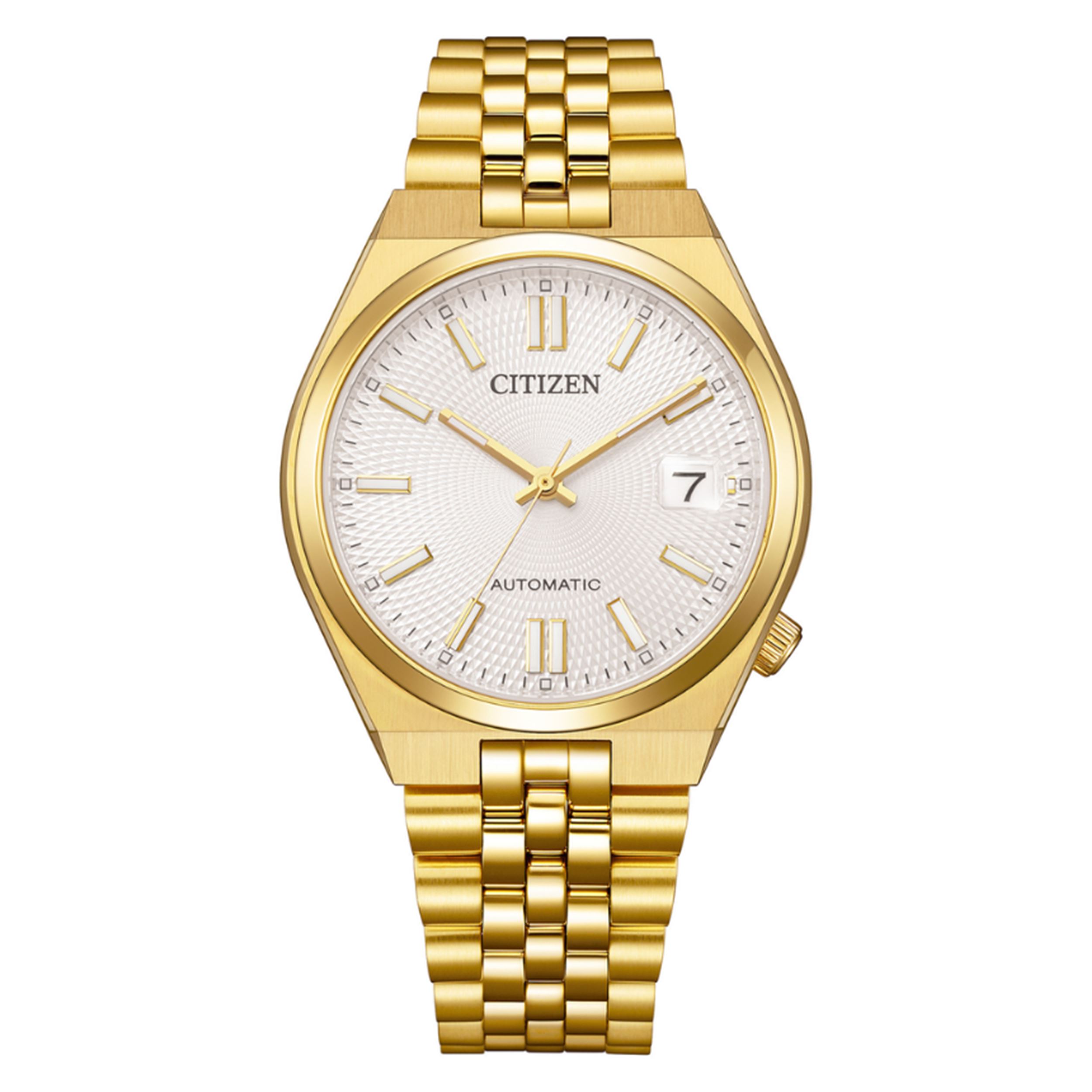 Đồng Hồ Citizen Automatic 37mm Unisex NK0032-56A Màu Vàng