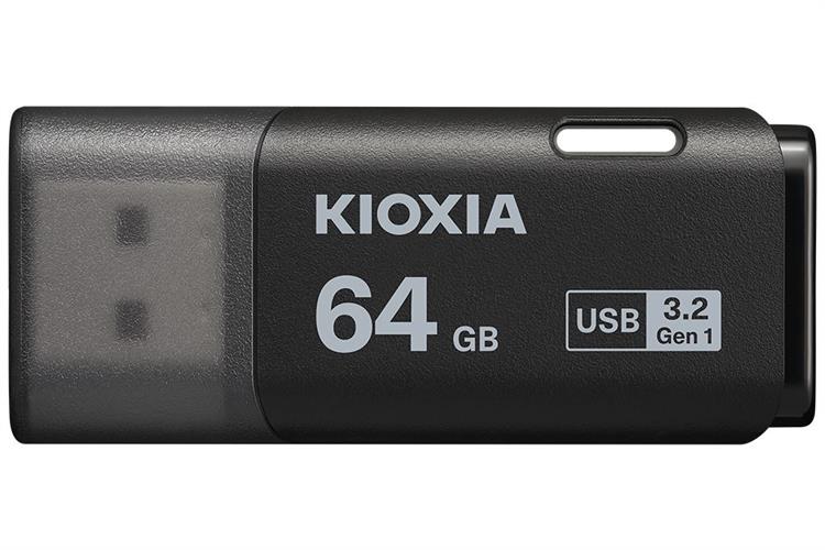 USB 3.2 64GB Kioxia U301 Gen 1 Màu Đen
