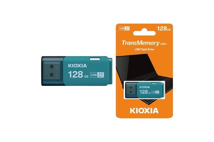 USB 3.2 128GB Kioxia U301 Gen 1 Màu Xanh ngọc