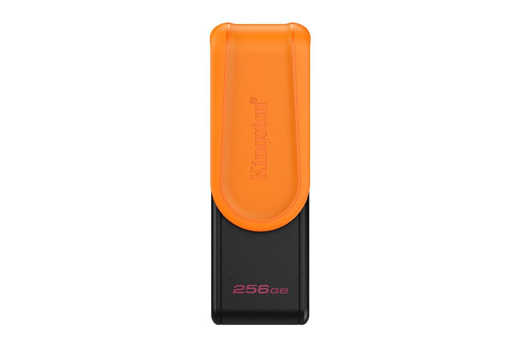 USB 3.2 256GB Kingston DataTraveler Exodia DTXS Màu Đen - Cam