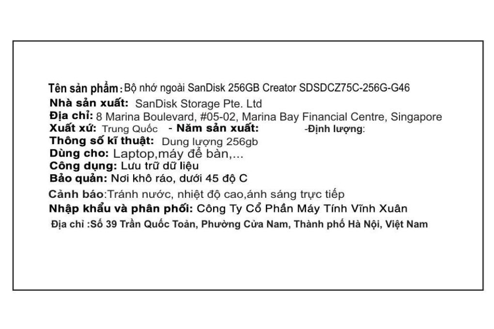 USB 3.2 256GB Sandisk Creator CZ75 - 5