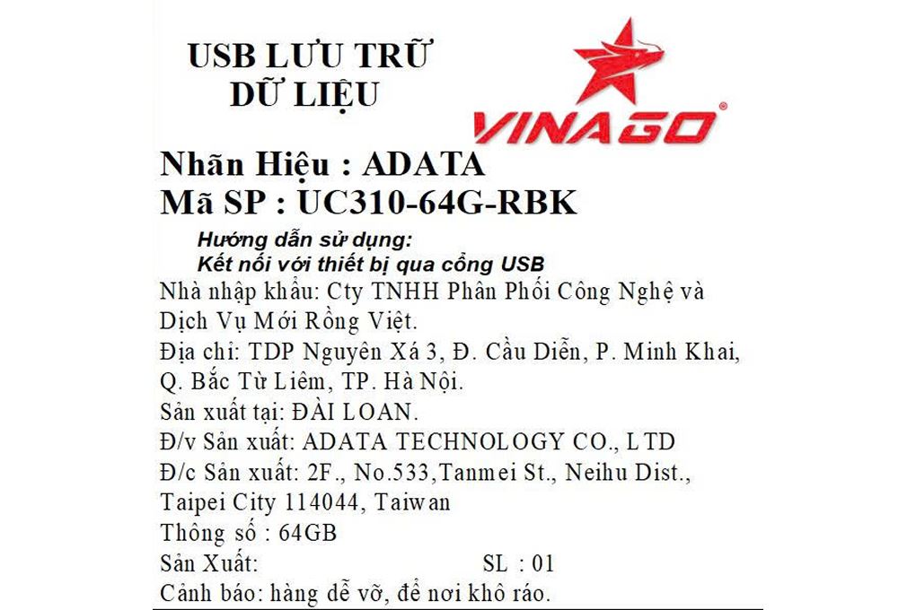 USB 3.2 64GB ADATA UC310 - 5