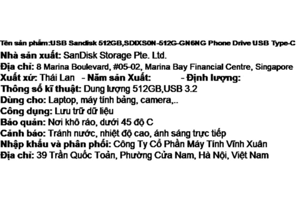 USB Phone Drive 3.2 512GB Type C Sandisk SDIXS0N Màu Hồng
