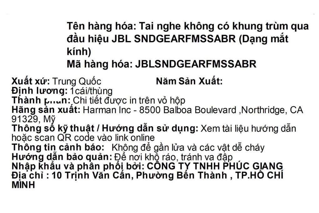 Mắt kính phát nhạc JBL Soundgear Frames Vàng hổ phách Màu Vàng