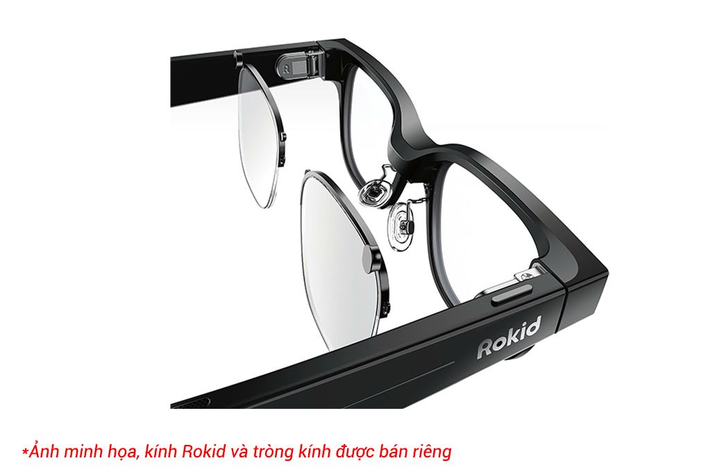 Gọng kính Rokid Glasses RV101 Màu Đen