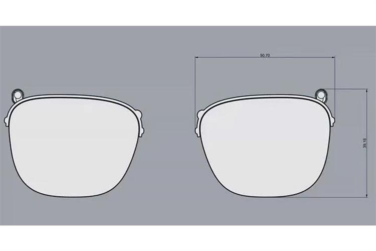 Gọng kính Rokid Glasses Màu Đen