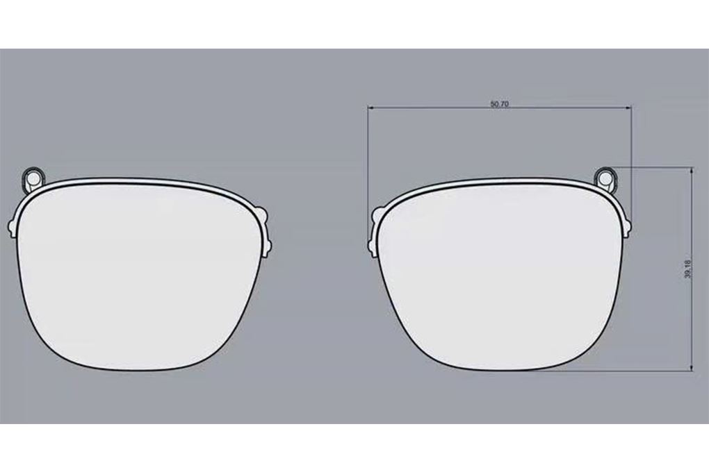 Gọng kính Rokid Glasses RV101 Màu Đen