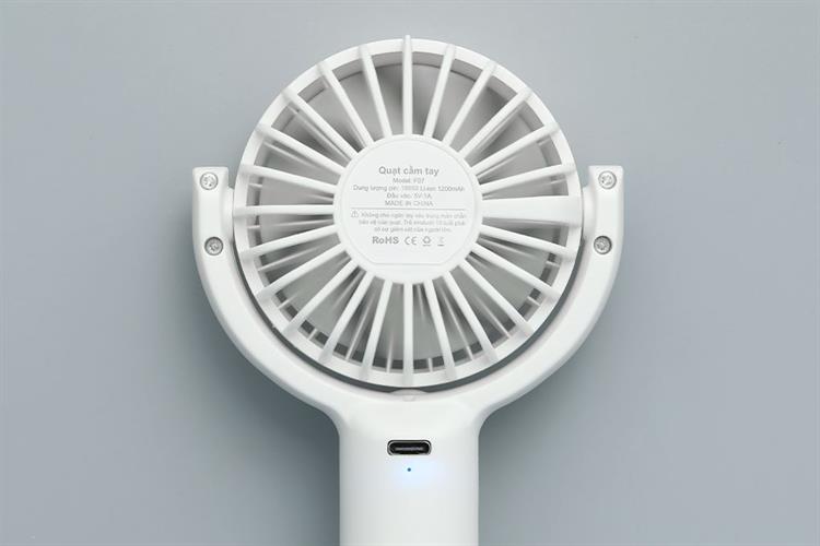 Quạt cầm tay mini Hydrus JF-07 Màu Trắng