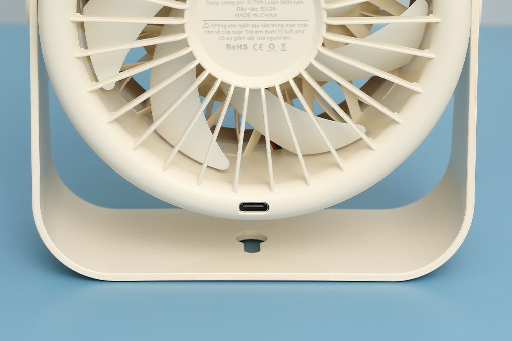 Quạt để bàn mini Hydrus JF-83 Màu vàng
