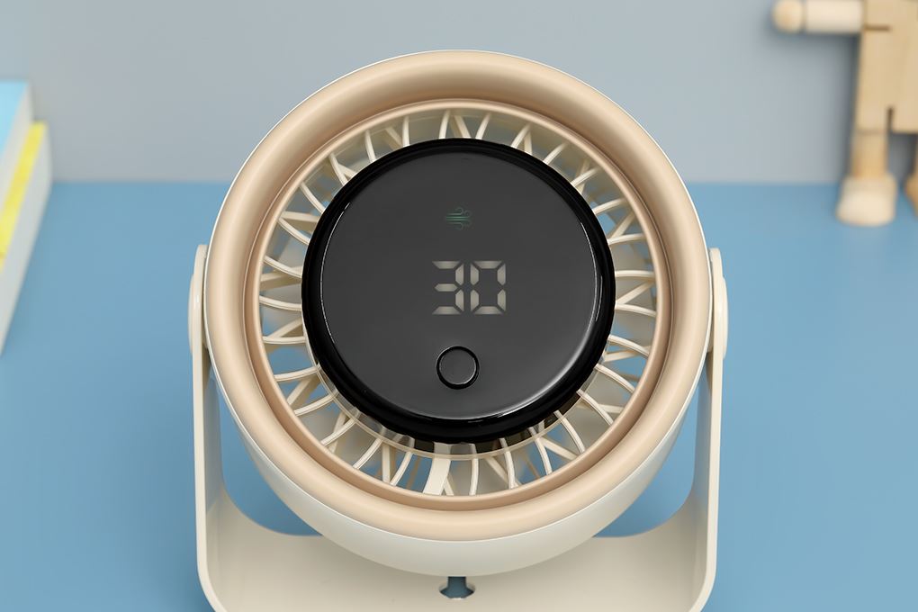 Quạt để bàn mini Hydrus JF-83 Màu vàng