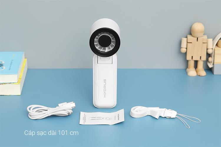 Quạt cầm tay mini Hydrus JF-102 Màu Trắng