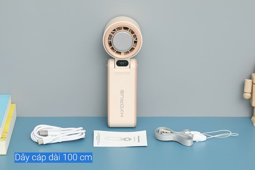 Quạt cầm tay mini Hydrus JF-91 Màu vàng