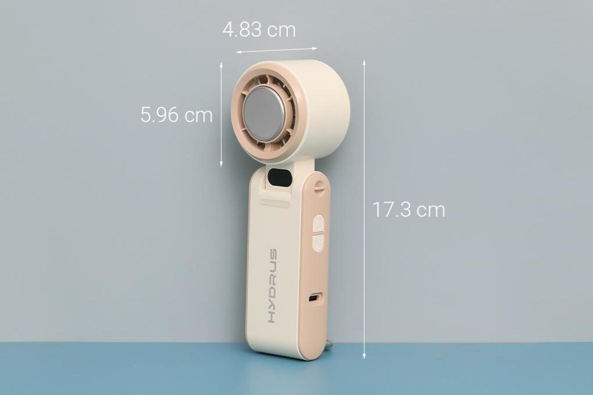 Quạt cầm tay mini Hydrus JF-91 Màu vàng