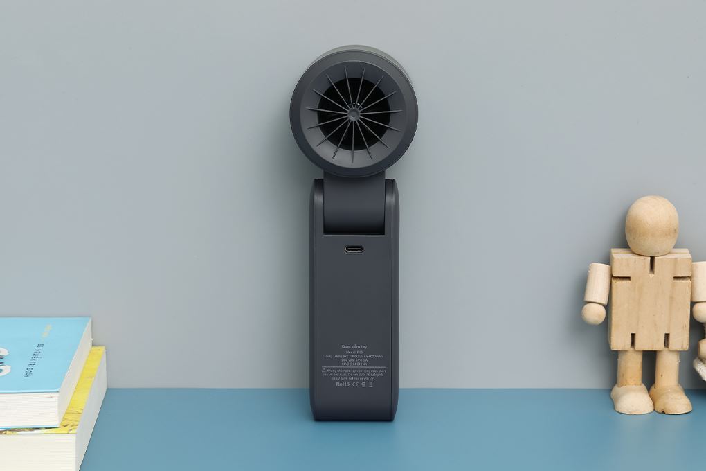 Quạt cầm tay mini Hydrus F15 Màu Xám