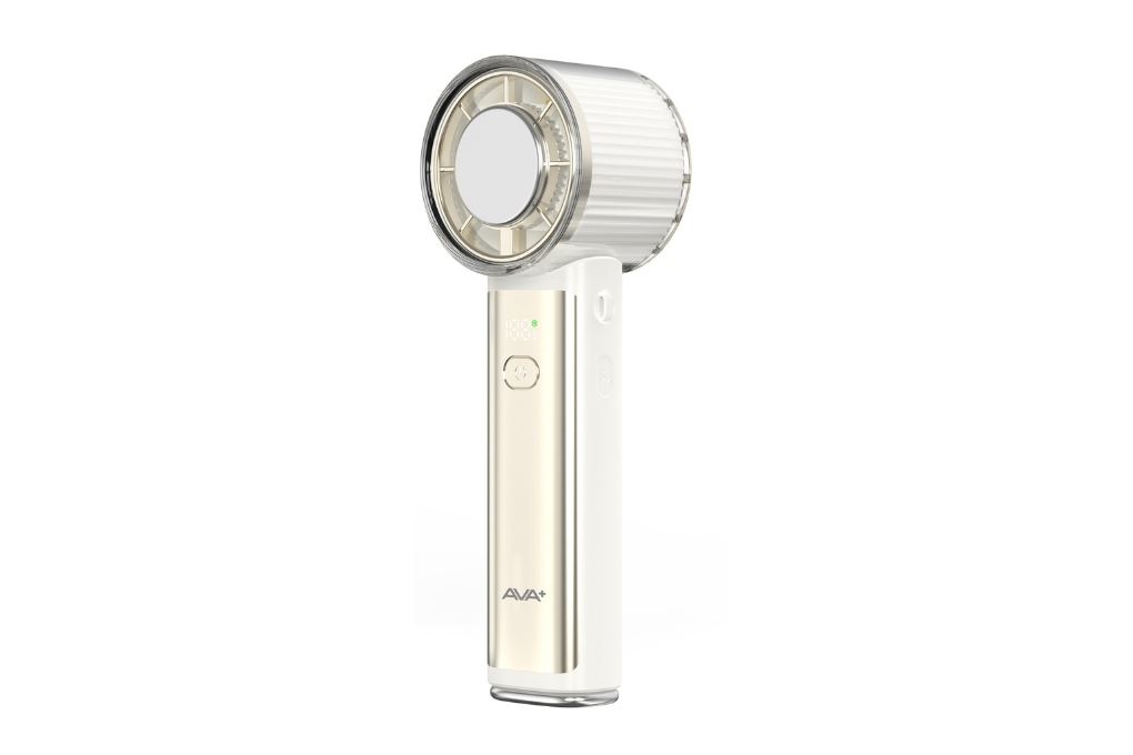 Quạt cầm tay AVA+ JF-203 Màu Vàng nhạt