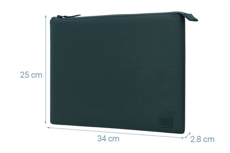 Túi đựng laptop 14 inch UniQ Lyon Snug - Fit Màu Xanh lá