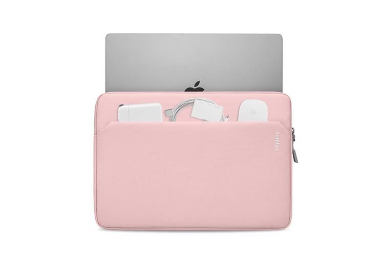 Túi chống sốc Macbook Pro M2/M1 14 inch Tomtoc Màu Hồng
