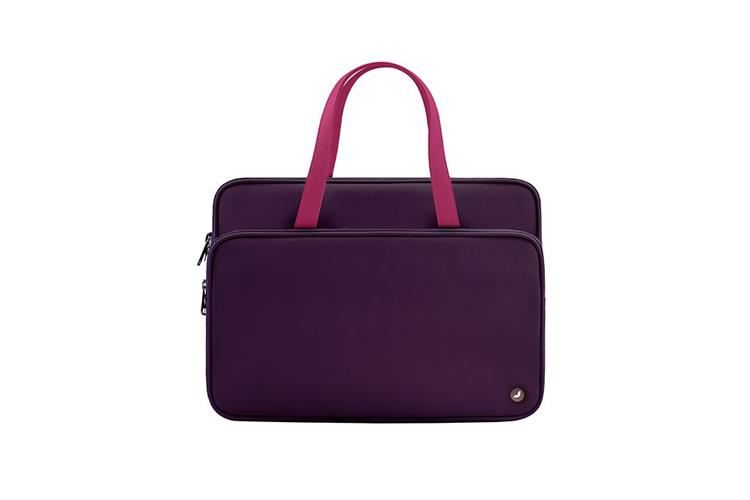 Túi xách chống sốc Laptop 14 inch JCPAL Milan Briefcase Màu Tím hồng