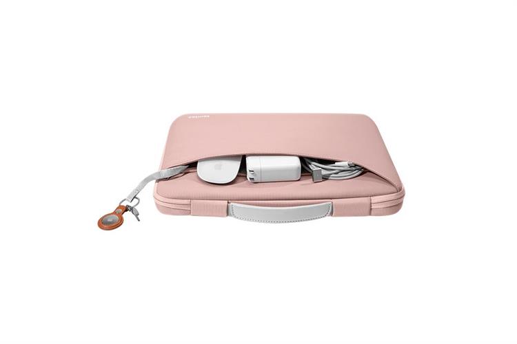 Túi xách chống sốc Laptop 14 inch Tomtoc Spill Resistant Màu Hồng