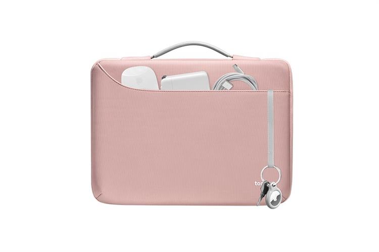 Túi xách chống sốc Laptop 14 inch Tomtoc Spill Resistant Màu Hồng