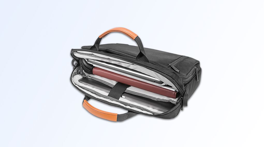 Tối ưu truy cập với túi phụ tiện lợi - Túi xách chống sốc Laptop 15 inch Tomtoc Briefcase A43 Tối ưu truy cập với túi phụ tiện lợi - Túi xách chống sốc Laptop 15 inch Tomtoc Briefcase A43