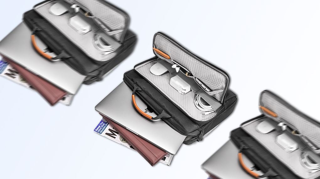 Không gian lưu trữ thông minh - Túi xách chống sốc Laptop 15 inch Tomtoc Briefcase A43 Không gian lưu trữ thông minh - Túi xách chống sốc Laptop 15 inch Tomtoc Briefcase A43