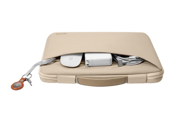 Túi xách chống sốc Laptop 13 inch Tomtoc Spill-Resistant Màu Vàng nhạt