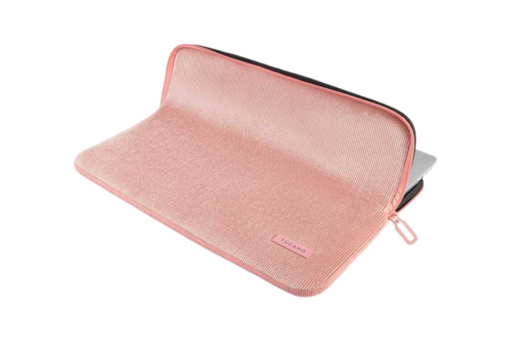 Túi chống sốc Macbook Pro 16 inch Tucano Velluto Màu Hồng