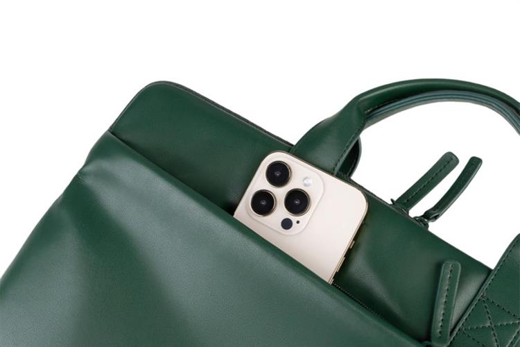 Túi xách chống sốc Laptop 14 inch Tucano Isotta Màu Xanh lá