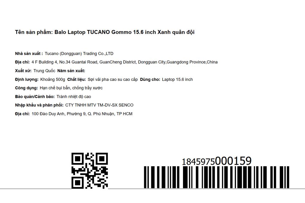 Balo Laptop 15.6 inch Tucano Gommo - 4