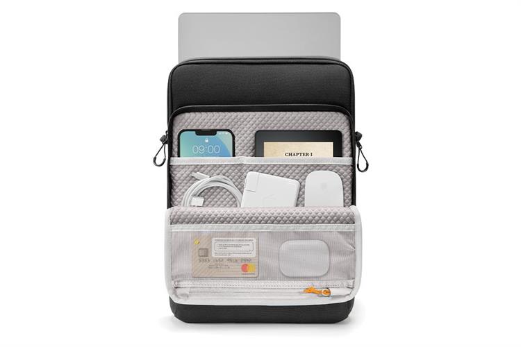 Túi đeo chéo chống sốc Laptop 16 inch Tomtoc Protection Premium A03 Màu Đen