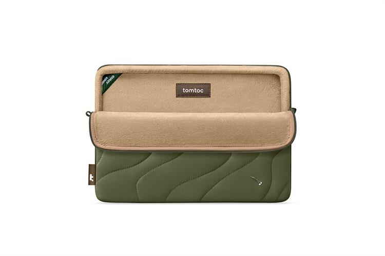 Túi chống sốc Laptop 13 inch Tomtoc Terra A27 Màu Xanh lá