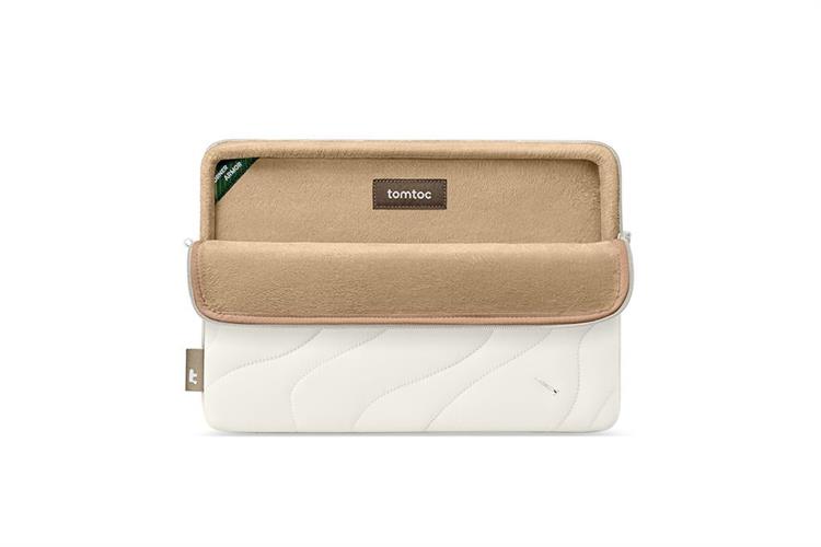 Túi chống sốc Laptop 14 inch Tomtoc Terra A27 Màu Trắng - Kem