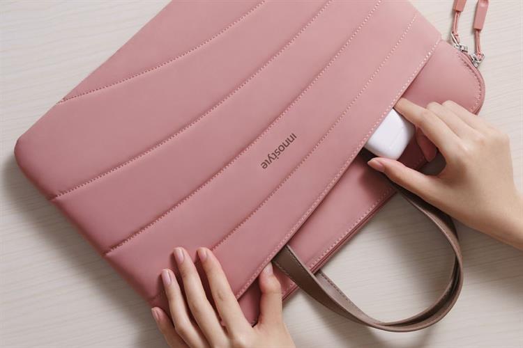 Túi xách chống sốc Laptop 14 inch Innostyle CarryLite Slim S600 Màu Hồng phấn