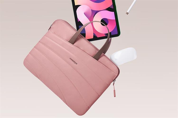 Túi xách chống sốc Laptop 14 inch Innostyle CarryLite Slim S600 Màu Hồng phấn