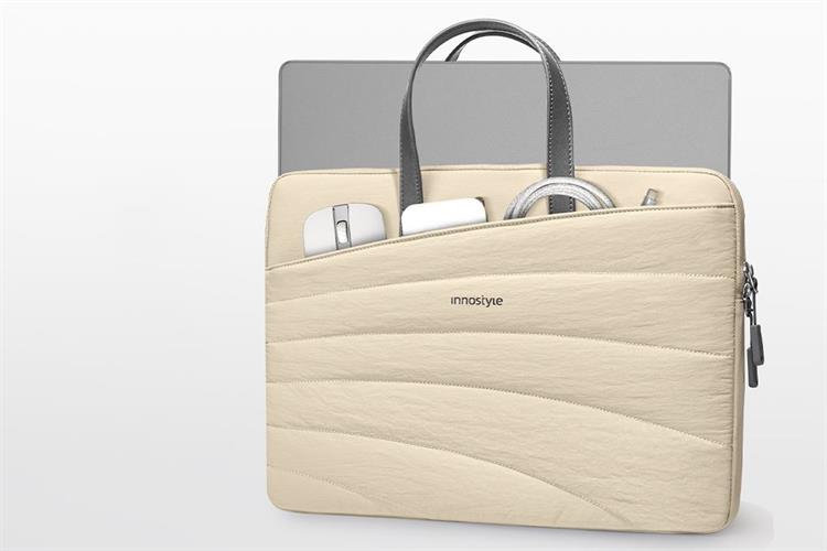 Túi xách chống sốc Laptop 16 inch Innostyle CarryLite Slim S600 Màu Vàng nhạt